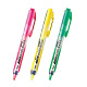 ぺんてる 蛍光ペン ノック式ハンディラインS 3色セット SXNS15-3 1パック（3色入）