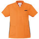 ナガイレーベン スクラブ（男女兼用） 医療白衣 半袖 オレンジ BL RT-5062（取寄品）