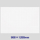 暗線入り薄型マグネットホワイトボードシート（特大）　900×1200mm　マグエックス オリジナル