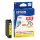 エプソン（EPSON） 純正インク ICY76 イエロー（大容量） IC76シリーズ 1個