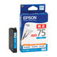 エプソン（EPSON） 純正インク ICC75 シアン 大容量 IC75シリーズ 1個