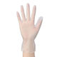 アスクル　「現場のチカラ」　使いきりプラスチック手袋　粉なし　使い捨て手袋