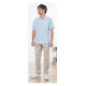 AITOZ（アイトス） ポロシャツ（男女兼用） サックス L AZ7615-007