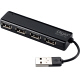 ナカバヤシ（Digio2）　USBハブ（USB HUB）　ブラック　USB2.0対応/バスパワー/USB2.0×4ポート　UH-2294BK