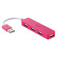 エレコム（ELECOM） USBハブ(USB HUB) カラフルモデル USB2.0 4ポート バスパワー
