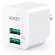 AUKEY （オーキー） USB充電器 超小型 折りたたみ式 AiPower機能搭載 Minima Duo 12W