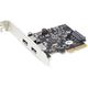 USB-A増設PCIeカード/USB3.2Gen2準拠