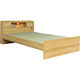 友澤木工 機能性畳ベッド 高さ3段階調整 ダブル 1410×2150×720mm 1台
