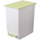 リス 抗菌 棚下で使えるペダルダストボックス 45L  ゴミ箱　二枚フタペダル式  ニーナカラー オリジナル