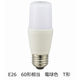 オーム電機 LED電球 T形 E26 全方向 LDT IG92
