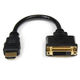 StarTech.com HDMI - DVI-D変換ケーブル 20cm オス/メス HDDVIMF8IN 1個