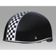 ユニカー工業 ダックテールスタイルヘルメット チェッカー柄（ブラック）［58～60cm］ BH-08K（直送品）