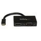 StarTech.com mDP - VGA/ HDMI変換アダプタ ブラック MDP2HDVGA