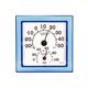 CRECER（クレセル） 温湿度計クリア・ミニブルー CR-12B 1個 62-3966-08（直送品）