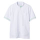 住商モンブラン ジャケット（メンズ・半袖） 医務衣 医療白衣 白/ミント 3L 72-850（直送品）