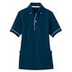 アイトス 介護ユニフォーム サイドポケット半袖ポロシャツ（男女兼用） AZ7668 ネイビー SS 1枚（直送品）