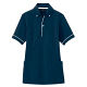 アイトス 介護ユニフォーム サイドポケット半袖ポロシャツ（男女兼用） AZ7668 ネイビー 4L 1枚（直送品）