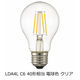 オーム電機 LED電球 フィラメント 一般電球形 E26 クリア 電球色 全方向 LDA C6