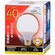 オーム電機 LED電球 ボール電球形 E26 40W相当 4W 広配光230° 密閉器具対応 LDG4 G AH92