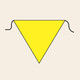 トーアン 三角旗 280ミリ三角