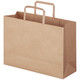 【紙袋】平紐 クラフト紙手提袋 ベーシックタイプ／アスクルオリジナル（一部スーパーバッグ）