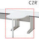 【組立設置込】イトーキ サイドテーブル ロングタイプ ホワイト 幅700×奥行1400×高さ720mm