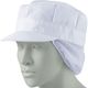 住商モンブラン MONTBLANC（モンブラン） 八角帽子たれ付 兼用 白 フリー 9-809（直送品）