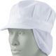 住商モンブラン MONTBLANC（モンブラン） 八角帽子たれ付 兼用 ツバ小 白 フリー 9-810（直送品）