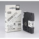 マックス 文字テープ 透明に黒文字 12mm LM-L512BC（直送品）