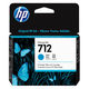 HP（ヒューレット・パッカード） 純正インク HP712 シアン（29ml）3ED67A 1個