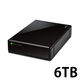 HDD 外付けデスクトップ SeeQVault規格 USB3.2（Gen1） ブラック ELD-QEN エレコム