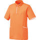 KAZEN（カゼン） ニットポロシャツ KZN231 オレンジ LL 医療白衣 1枚（直送品）