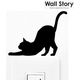 ウォールステッカー 壁紙シール 猫 CAT LIFE
