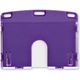 オープン工業 名札用ケース ハード(IDカード/ヨコ名刺) 紫 NX-103P-PR（直送品）