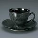アースモス 美濃焼 和風コーヒーカップ Pokela漆黒コーヒーC/S [200cc] （3個入）（直送品）