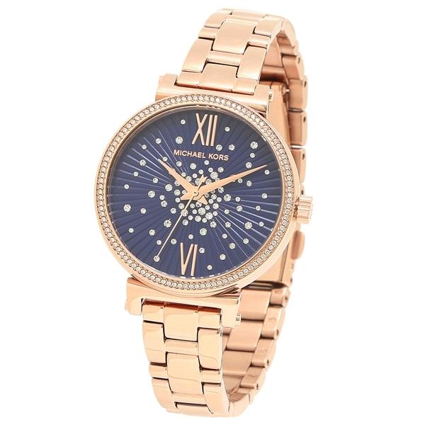 LOHACO - マイケルコース 腕時計 レディース MICHAEL KORS MK3971 ローズゴールド ブルー (腕時計) AXES