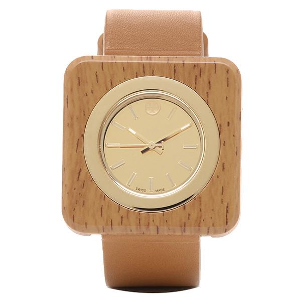 LOHACO - トリーバーチ 腕時計 TORY BURCH TRB3007 レディース イエローゴールド/ブラウン (腕時計) AXES