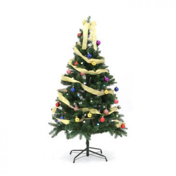 Lohaco Led レインボーボールライトツリー 150cm オーナメント 飾り付き クリスマスツリー おしゃれ クリスマス ツリー 北欧 送料無料 クリスマス Curasu Interior