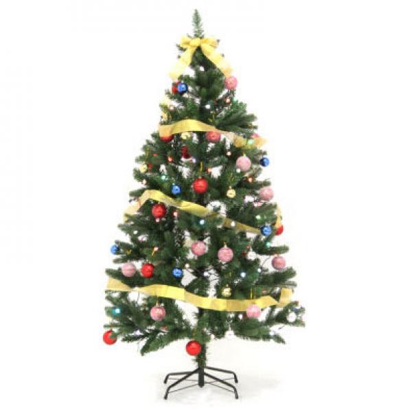 Lohaco Led レインボーボールライトツリー 180cm オーナメント 飾り付き クリスマスツリー おしゃれ クリスマス ツリー 北欧 送料無料 クリスマス Curasu Interior