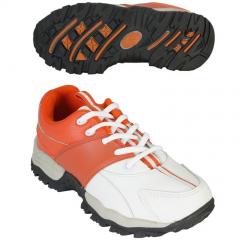 ＜LOHACO＞ その他 RED ZONE RED ZONE JUNIOR スパイクレス SHOES WS9722 23.5cm ホワイト／オレンジ ジュニア