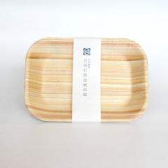 ＜LOHACO＞ 日田杉間伐材の皿 角型 ５枚組