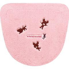 ＜LOHACO＞ くまのがっこう エブリデイジャッキー 洗浄便座用ふたカバー ピンク画像