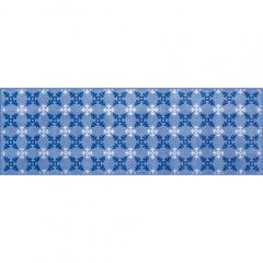 ＜LOHACO＞【ランチェッティ】 ファラオ キッチンマット 約60×180cm ブルー画像