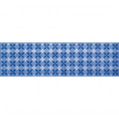 ＜LOHACO＞【ランチェッティ】 ファラオ キッチンマット 約60×210cm ブルー画像