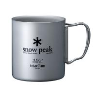 ＜LOHACO＞ スノーピーク（snow peak） チタンダブルマグ 450 MG-053R キャンプ バーベキュー マグカップ（Men's、Lady's）