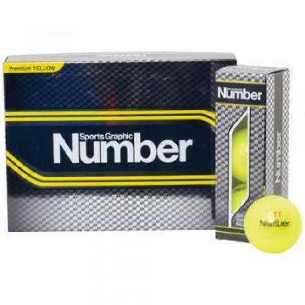 ＜LOHACO＞ （セール）Number（ナンバー）ゴルフ ダースボール 他 ゴルフ ゴルフボール NB-Y15-202-047 イエロー