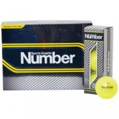 ＜LOHACO＞ （セール）Number（ナンバー）ゴルフ ダースボール 他 ゴルフ ゴルフボール NB-Y15-202-047 イエロー画像
