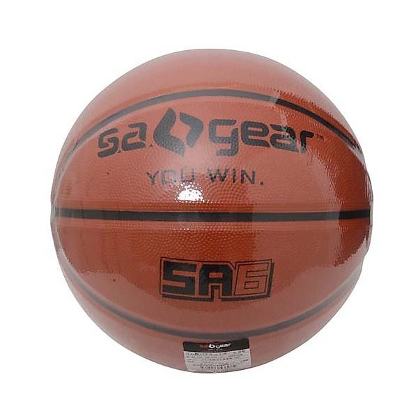 ＜LOHACO＞ （セール）s.a.gear（エスエーギア）バスケットボール 6号ボール ゴム製バスケットボール6号 SA-Y15-103-033 レディース ブラウン