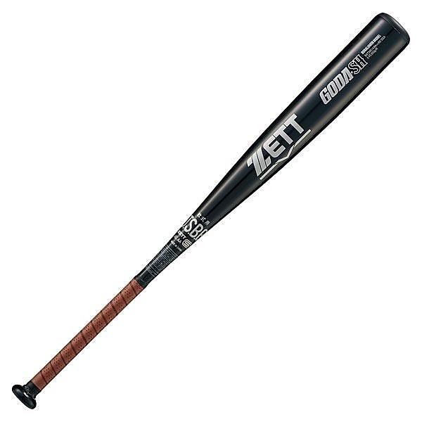 ＜LOHACO＞ （セール）ZETT（ゼット）野球 軟式メタルバッド ナンシキアルミバット GODA-SH BAT34514 メンズ 84 ブラック