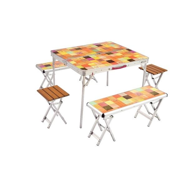 ＜LOHACO＞ （セール）（送料無料）COLEMAN（コールマン）キャンプ用品 キッチンテーブル 一体型テーブル ナチュラルモザイクファミリーリビングセットプラス 2000026757